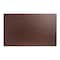 Dacasso Chocolate Brown Leather 38" x 24" Desk Mat without Rails PR-3411 - alternate 1